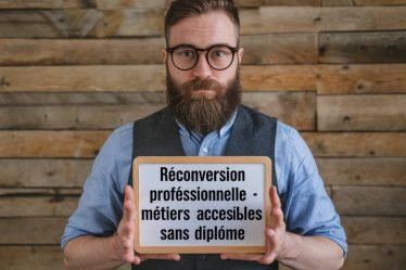 Reconversion professionnelle : métiers accessibles sans diplôme