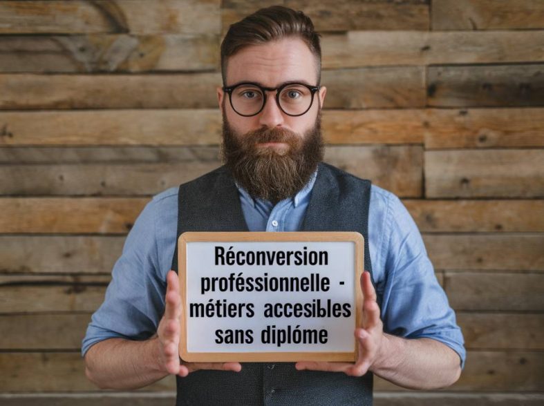 Reconversion professionnelle : métiers accessibles sans diplôme